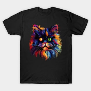 Persian Cat Smiling T-Shirt